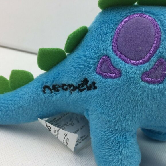Neopets Blue Chomby Series 3 Keyquest Plushie Stuffed Animal 42375 NOS - Picture 5 of 10